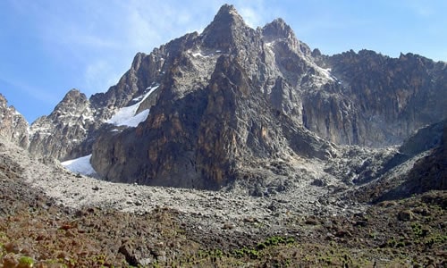 mt kenya climb sirmon route